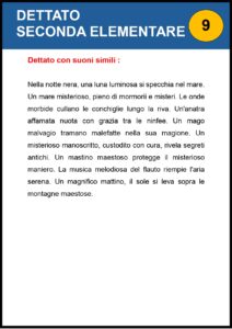 dettato seconda elementare suoni difficili