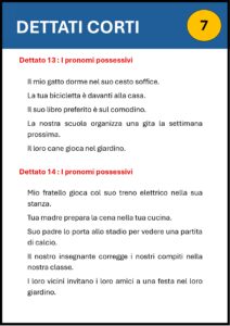 dettati cortissimi