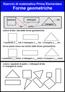 esercizi di matematica prima elementare