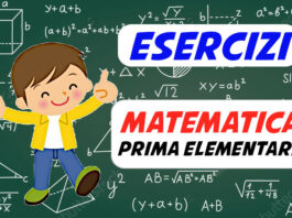 esercizi matematica prima elementare