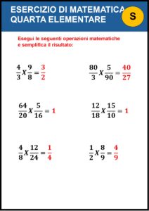 esercizi di matematica di prima media