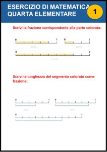 esercizi di matematica per quarta elementare