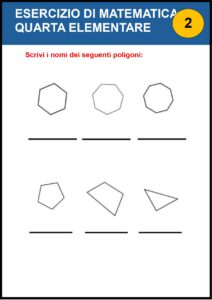 esercizi quarta elementare matematica