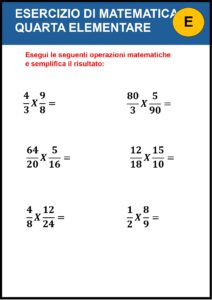 matematica prima media esercizi