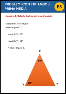 problemi con i triangoli prima media