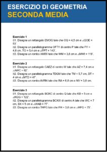 problema di geometria seconda media