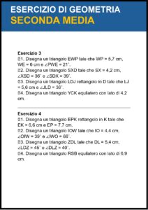 problemi geometria seconda media