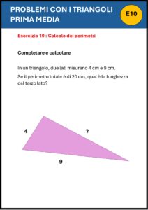 problemi triangoli prima media