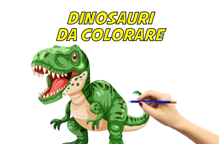 dinosauri da colorare