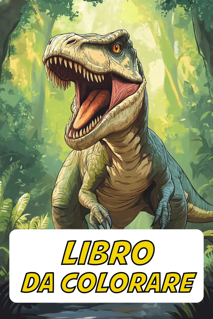 dinosauri da colorare pdf