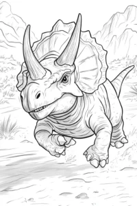 disegni dinosauri da stampare e colorare