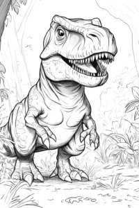 disegni sui dinosauri