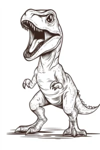 disegno da colorare dinosauri
