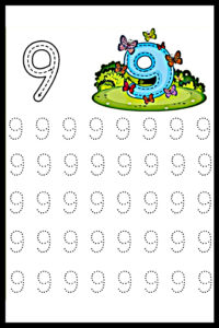 scheda pregrafismo numeri