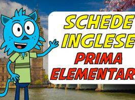 schede inglese prima elementare