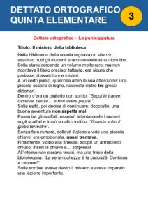 dettati ortografici classe quinta pdf