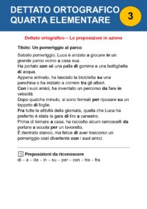 dettati ortografici per quarta elementare dettati ortografici per quarta elementare