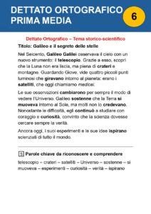 dettati ortografici prima media dettati ortografici prima media