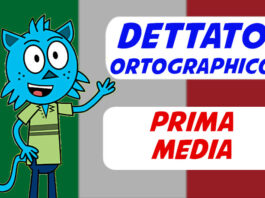 dettato ortographico classe prima media