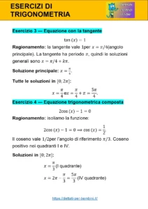 esercizi di trigonometria svolti esercizi di trigonometria svolti