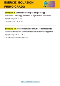 esercizi equazioni di primo grado esercizi equazioni di primo grado