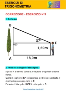 esercizi sulla trigonometria esercizi sulla trigonometria