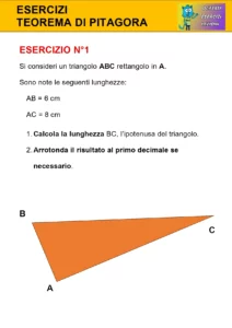 esercizi teorema di pitagora esercizi teorema di pitagora