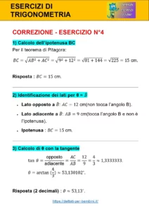 trigonometria esercizi trigonometria esercizi