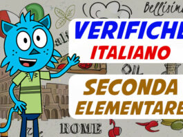 verifica italiano seconda elementare