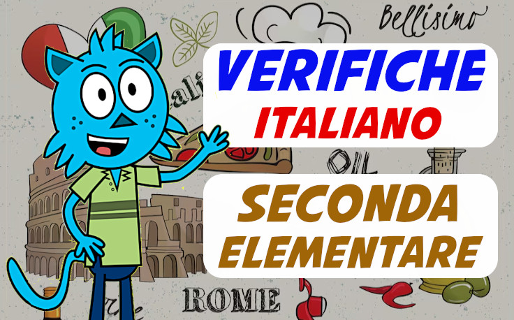 verifica italiano seconda elementare