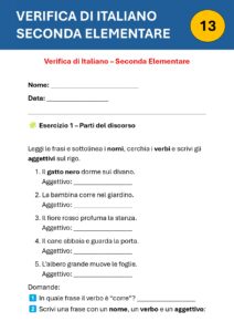 verifica italiano seconda elementare pdf verifica italiano seconda elementare pdf