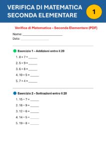 verifica matematica seconda elementare pdf verifica matematica seconda elementare pdf