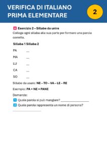 verifiche italiano prima elementare verifiche italiano prima elementare