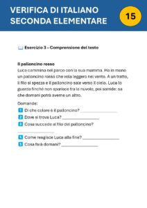 verifiche italiano seconda elementare verifiche italiano seconda elementare