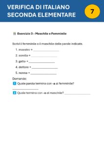 verifiche italiano seconda elementare verifiche italiano seconda elementare