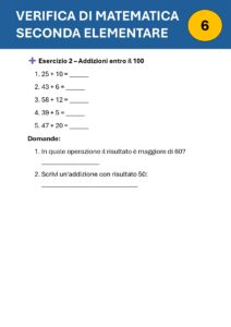 verifiche matematica seconda elementare da stampare verifiche matematica seconda elementare da stampare