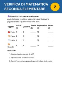 verifiche matematica seconda elementare da stampare verifiche matematica seconda elementare da stampare