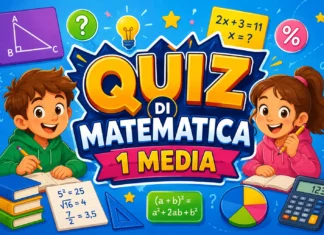 Quiz di Matematica 1 Media : 20 Domande con Riposte quiz matematica 1 media