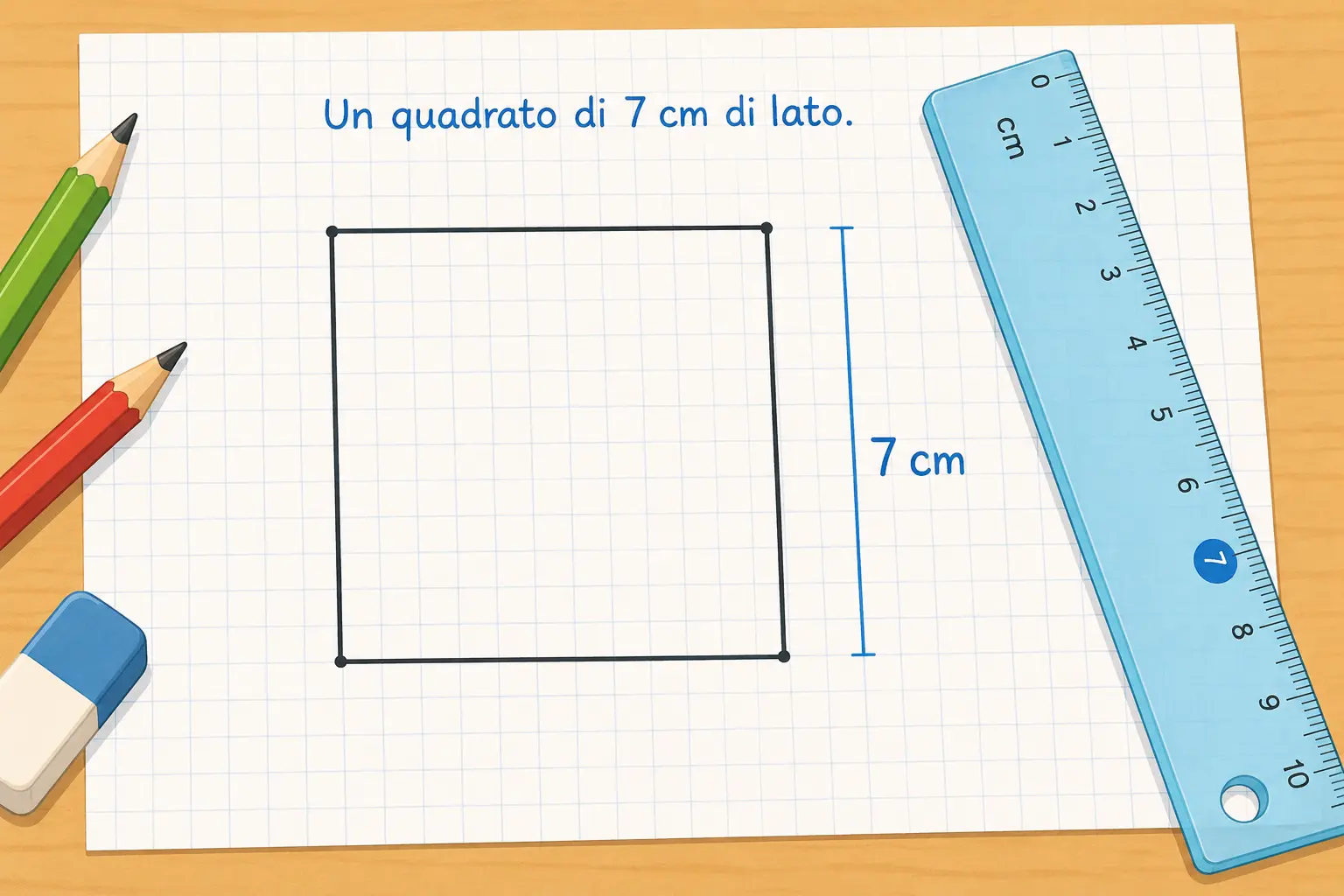 Quiz Matematica 5 Elementare: Area quadrato