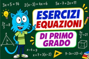 esercizi equazioni di primo grado