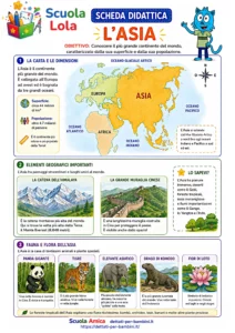 schede didattiche geografia classe seconda
