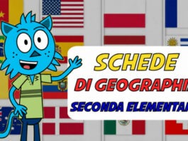schede geographia seconda elementare