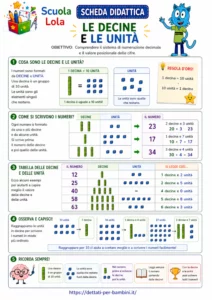 schede matematica prima elementare